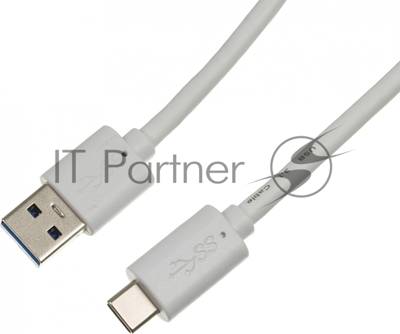 Кабель Buro BHP USB-TPC-1.8W USB 3.0 A(m) USB Type-C (m) 1.8м белый