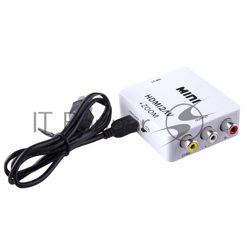 Мультимедиа конвертер Greenconnect MINI HDMI to AV Converter ZOOM (GL-v128)