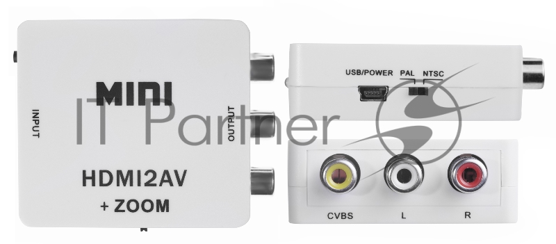Мультимедиа конвертер Greenconnect MINI HDMI to AV Converter ZOOM (GL-v128)