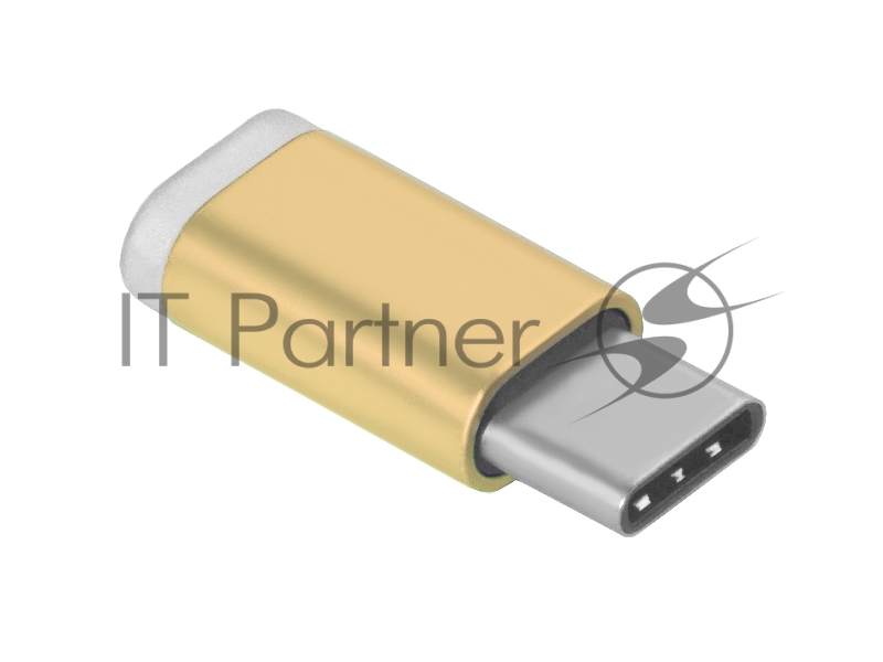 Greenconnect Переходник USB Type C на micro USB 2.0, M/F, Greenconnect, золотистый, GCR-UC3U2MF-G Greenconnect Переходник USB Type C на micro USB 2.0, M/F, Greenconnect, золотистый, GCR-UC3U2MF-G