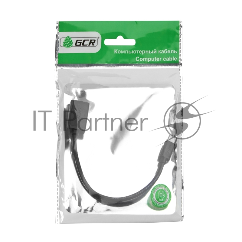Greenconnect Адаптер переходник OTG 0.5m USB 2.0, CM/AF, черный, 28/28 AWG, экран, армированный, морозостойкий, GCR-UCO1AF-BB2S-0.5m Greenconnect Адаптер переходник OTG 0.5m USB 2.0, CM/AF, черный, 28/28 AWG, экран, армированный, морозостойкий, GCR-U