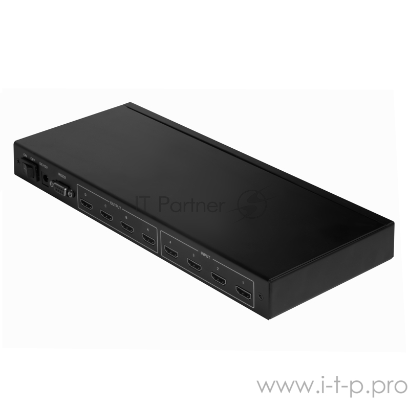 Greenconnect Матричный переключатель HDMI 4 x 4 Greenline, 4Kx2K, RS232, GL-v404 Greenconnect Матричный переключатель HDMI 4 x 4 Greenline, 4Kx2K, RS232, GL-v404