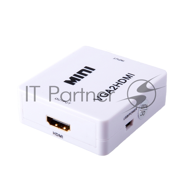 Мультимедиа конвертер VGA to HDMI Greenconnect серия Greenline GL-v122 Мультимедиа конвертер VGA to HDMI Greenconnect серия Greenline GL-v122