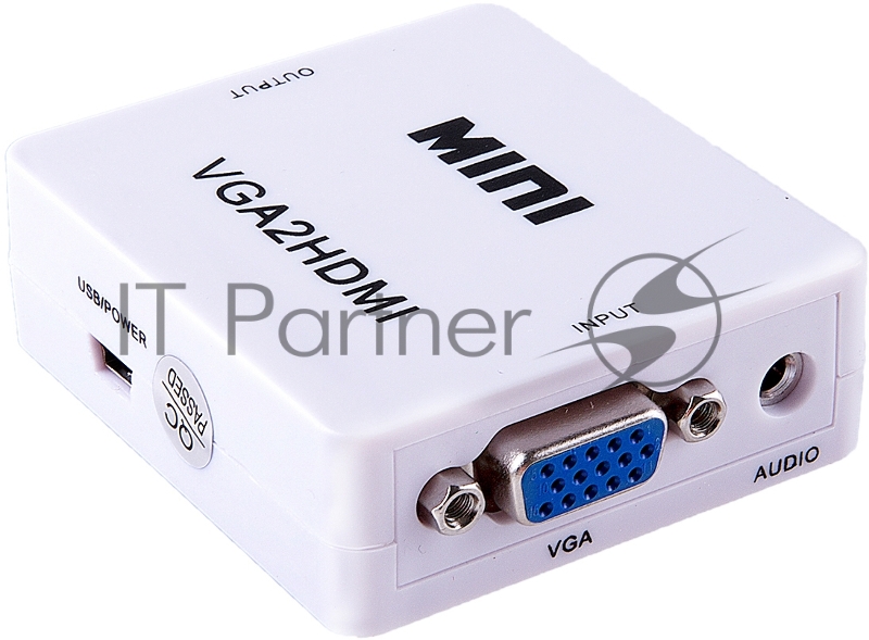 Мультимедиа конвертер VGA to HDMI Greenconnect серия Greenline GL-v122 Мультимедиа конвертер VGA to HDMI Greenconnect серия Greenline GL-v122