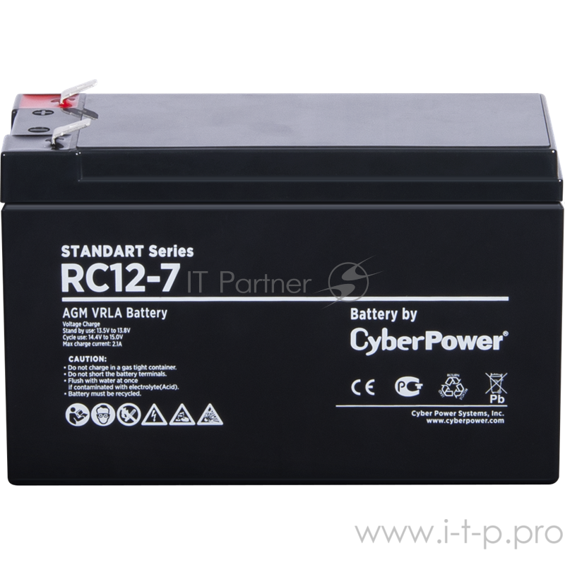 Аккумуляторная батарея SS CyberPower RC 12-7 / 12 В 7 Ач Battery CyberPower Standart series RC 12-7 / 12V 7 Ah