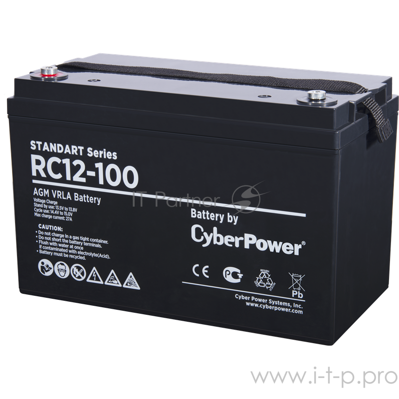 Аккумуляторная батарея SS CyberPower RC 12-100 / 12 В 100 Ач Battery CyberPower Standart series RC 12-100 / 12V 100 Ah