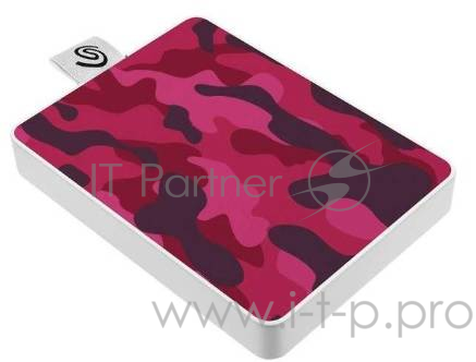 Накопитель на жестком магнитном диске Seagate Внешний твердотельный накопитель Seagate One Touch SSD Special Edition STJE500405 500ГБ 2.5 USB 3.0 Camo Red