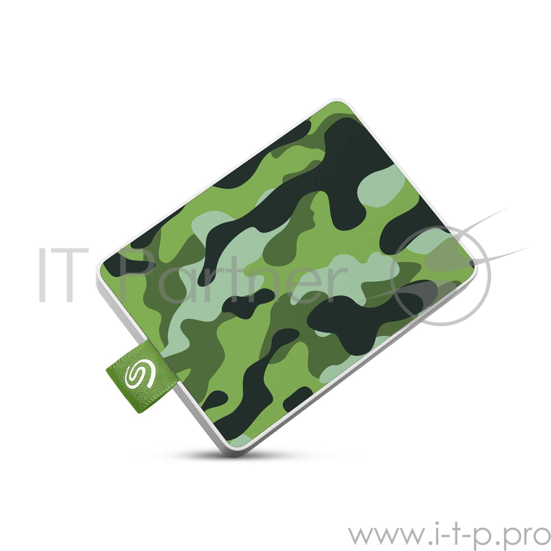 Накопитель на жестком магнитном диске Seagate Внешний твердотельный накопитель Seagate One Touch SSD Special Edition STJE500407 500ГБ 2.5 USB 3.0 Camo Green