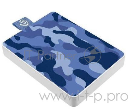 Накопитель на жестком магнитном диске Seagate Внешний твердотельный накопитель Seagate One Touch SSD Special Edition STJE500406 500ГБ 2.5 USB 3.0 Camo Blue