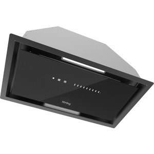 Встраиваемая вытяжка Korting KHI 6997 GN / в шкаф шириной 60 см, электронное сенсорное управление TOUCH SLIDER, 5 режимов, 950 м3/ч., таймер, сенсор дыма и пара (с функцией автоматического включения), пульт ДУ, алюминиевые жировые фильтры, и, LED ос
