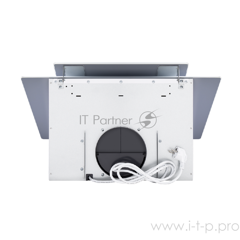 Вытяжка MAUNFELD WIND 50 Белый наклонная, 50см, сенсорное управление, 700м3, площадь кухни до 25м2, 3 скорости, светодиодное освещение, в опции: угольный фильтр CF150-2шт, белый