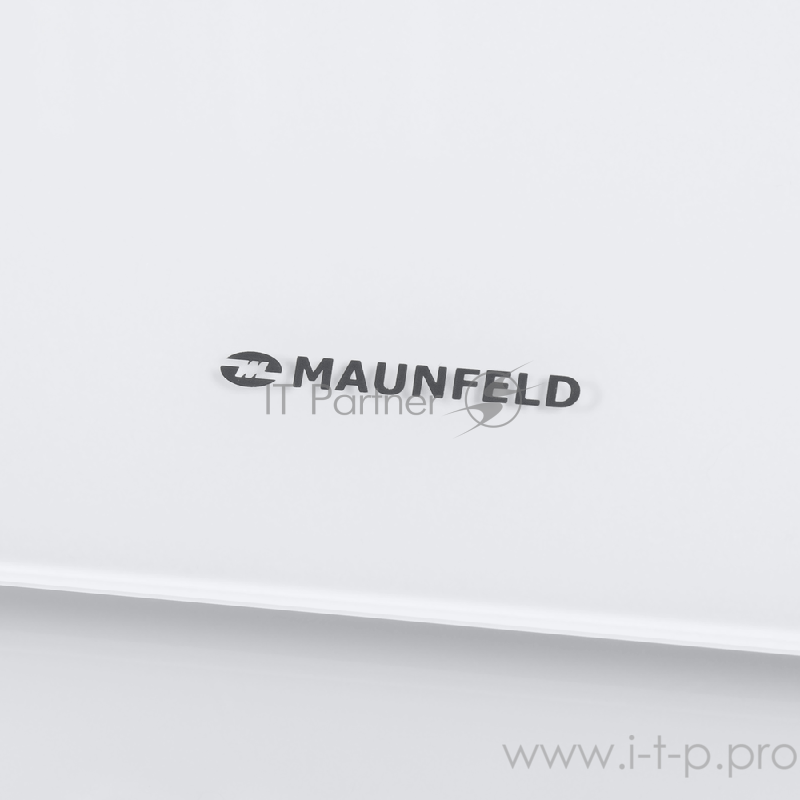 Вытяжка MAUNFELD WIND 50 Белый наклонная, 50см, сенсорное управление, 700м3, площадь кухни до 25м2, 3 скорости, светодиодное освещение, в опции: угольный фильтр CF150-2шт, белый