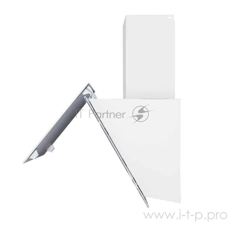 Вытяжка MAUNFELD WIND 50 Белый наклонная, 50см, сенсорное управление, 700м3, площадь кухни до 25м2, 3 скорости, светодиодное освещение, в опции: угольный фильтр CF150-2шт, белый