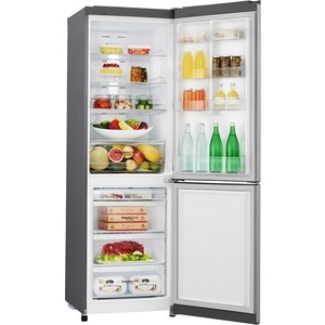 Холодильник LG GA-B419SMHL / 1.9м:-Складная полка-Зона Moist Balance Crisper-Total No Frost-Скрытая ручка-Внешний дисплей