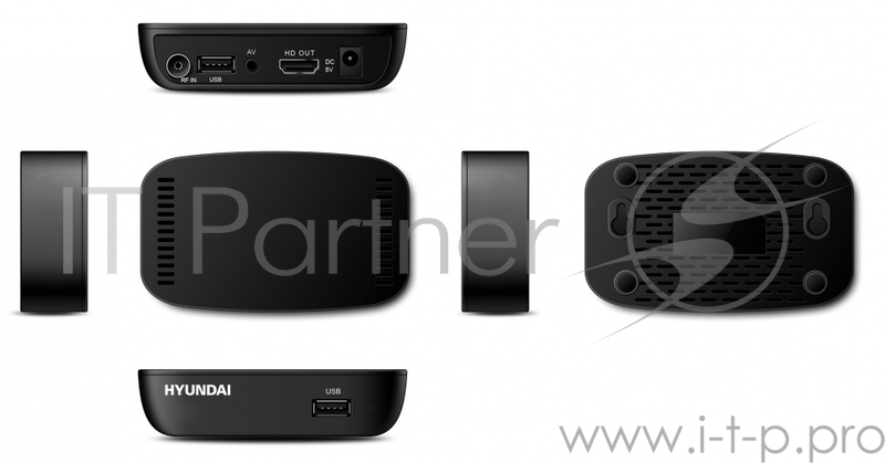 Цифровой TV ресивер HYUNDAI H-DVB460 черный