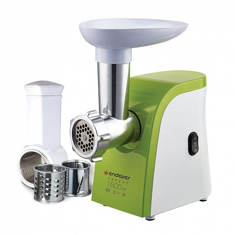 Мясорубка Endever Sigma 44 белый/зелёный