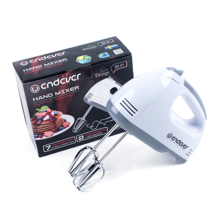 Миксер ручной Endever Skyline SM 01 белый