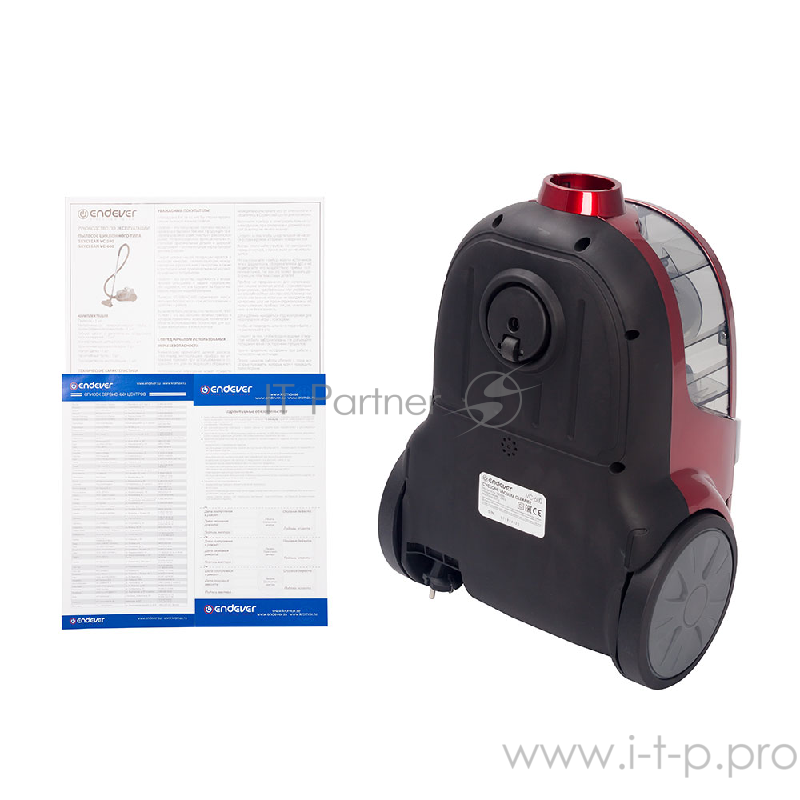 Пылесос ENDEVER SkyClean VC-600 циклонного типа 2000 Вт, мощность всасывания 300 Вт.