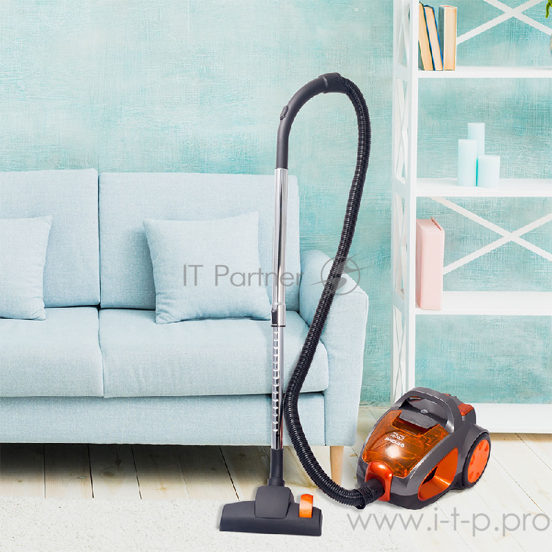 Пылесос ENDEVER SkyClean VC-620 циклонного типа 2000 Вт, мощность всасывания 300 Вт.