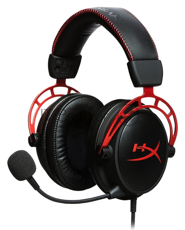 Игровая гарнитура HyperX Cloud Alpha Red (mini-jack 3.5 мм, блок управления, 50 мм, HX-HSCA-RD/EE)