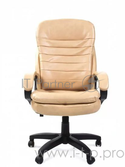 Офисное кресло Chairman 795 LT бежевое (экокожа, пластик, газпатрон 3 кл, ролики, механизм качания)