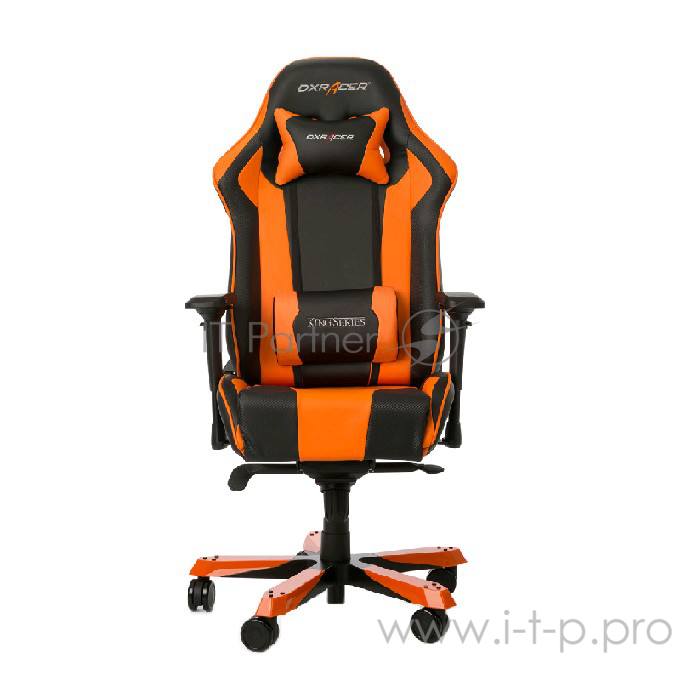 Игровое кресло DXRacer King OH/KS06/NO (черно-оранжевый)