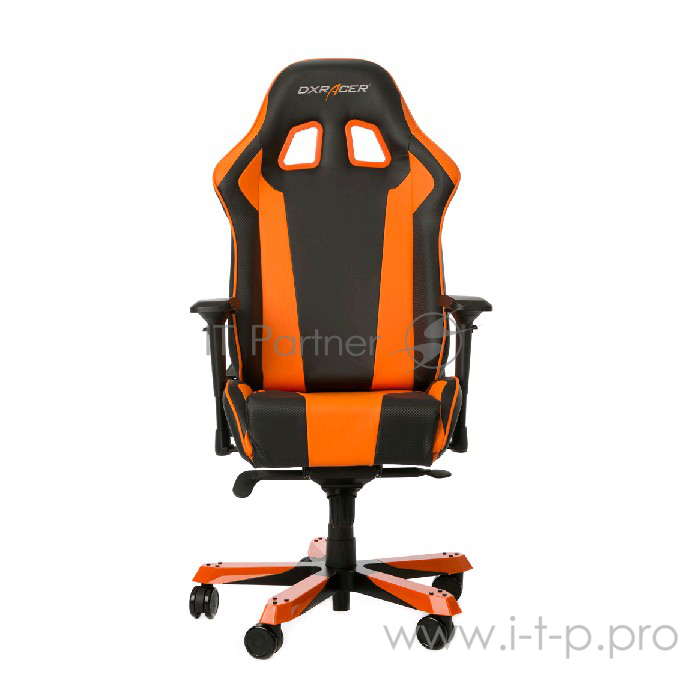Игровое кресло DXRacer King OH/KS06/NO (черно-оранжевый)