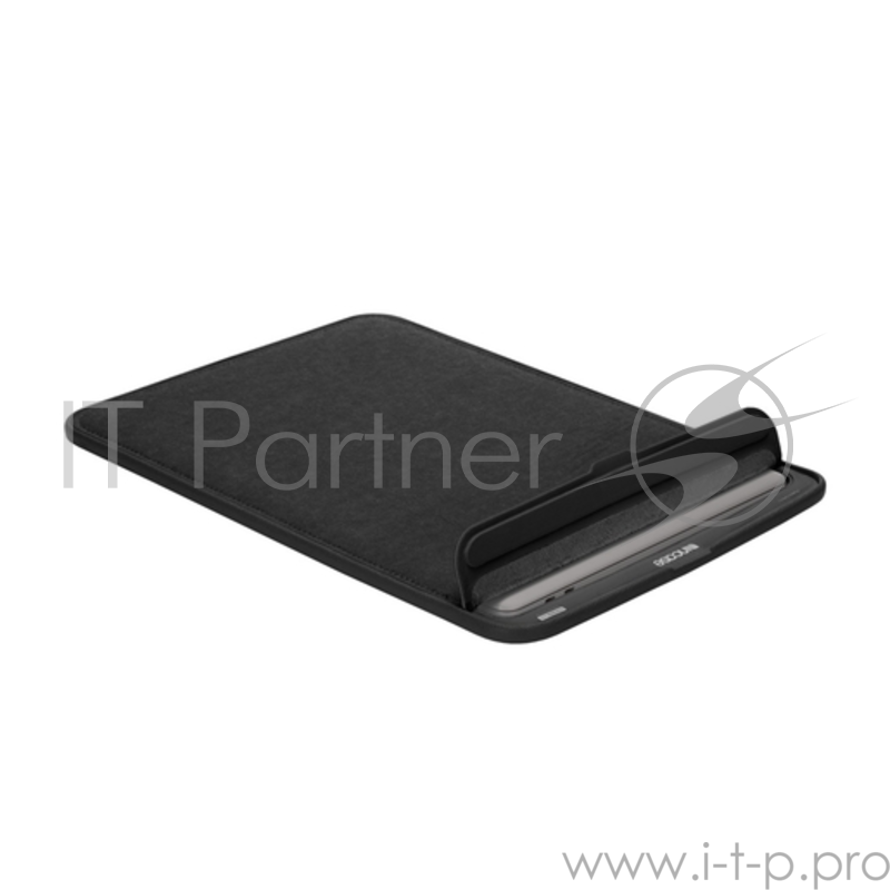 Чехол-конверт Incase ICON Sleeve with EcoNeue для MacBook Pro 15 - Thunderbolt 3 (USB-C). Материал нейлон, эко-кожа. Цвет черный.