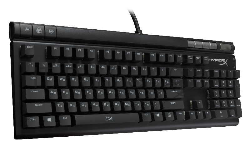 Игровая клавиатура HyperX Alloy Elite RGB (Cherry MX Blue switches, USB, RGB подсветка, порт USB 2.0, 8 доп. клавиш, HX-KB2BL2-RU/R1)