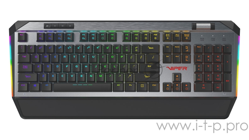 Игровая клавиатура Patriot Viper V765 (Kailh White box switches, аллюминиевая рама, RGB подсветка, водо-пылезащита, USB)