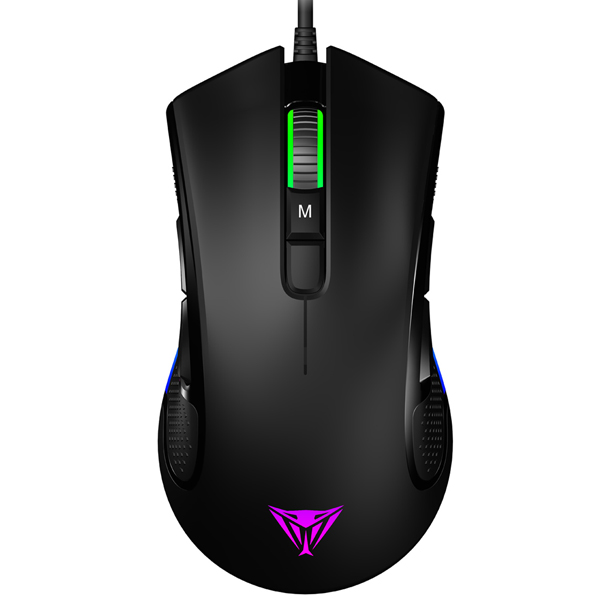Игровая мышь Patriot Viper V550 (PixArt 3325, Omron, 9 кнопок, 5000 dpi, RGB подсветка, USB)