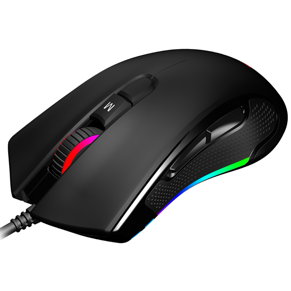 Игровая мышь Patriot Viper V550 (PixArt 3325, Omron, 9 кнопок, 5000 dpi, RGB подсветка, USB)