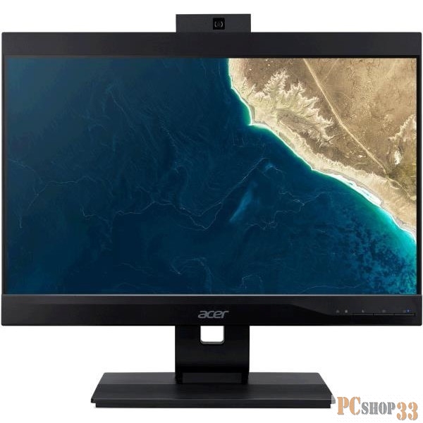 Моноблок ACER Veriton Z4860G All-In-One 23,8 FHD(1920x1080)IPS, i3 9100, 4GbDDR4, 1TB/7200, Intel UHD Graphics 630 , DVD-RW, WiFi+BT5,USB KB&Mouse, black, no OS 3Y carry in
