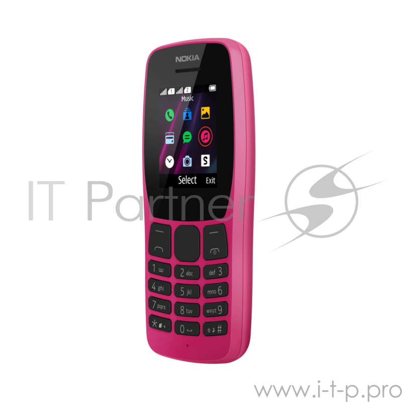Nokia 110 DS (TA-1192) Pink Мобильный телефон