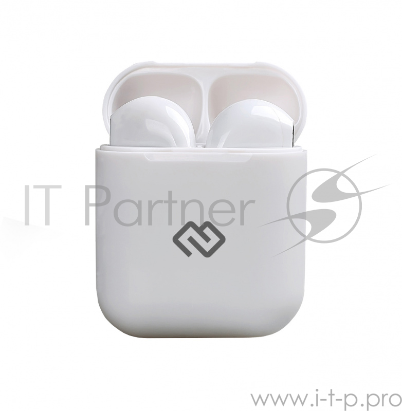 Гарнитура вкладыши Digma TWS-10 белый беспроводные bluetooth