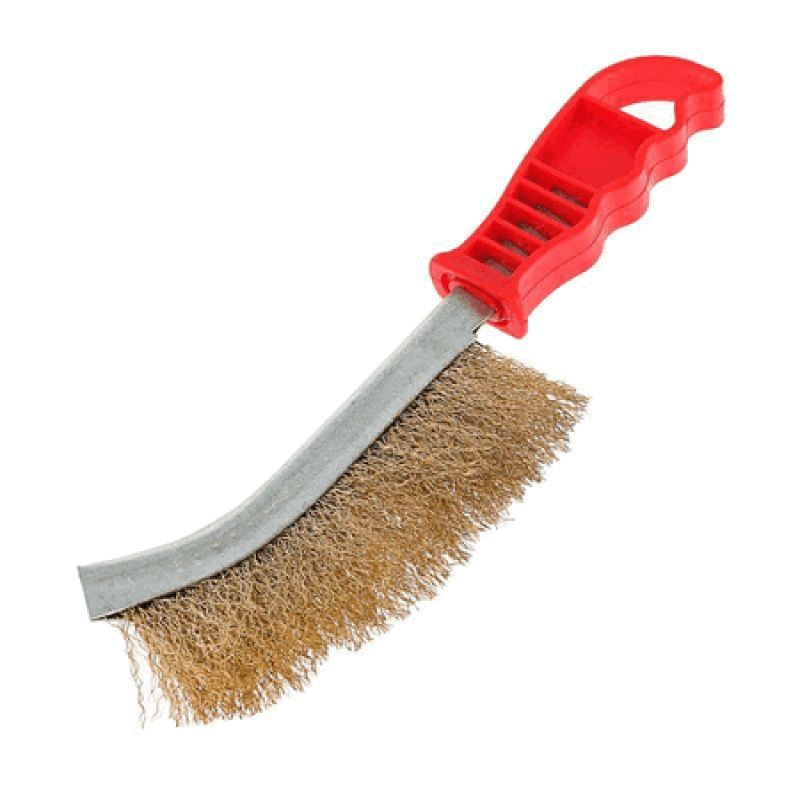 Щетка ручная по металлу с латунным покрытием Strong СTМ-51900001