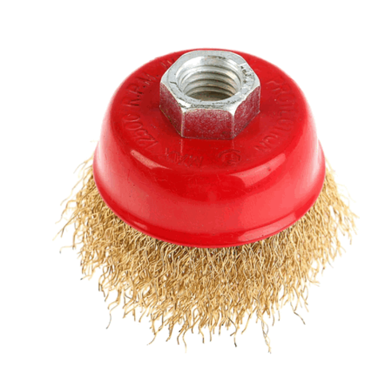 Щетка чашечная для УШМ Strong СTМ-50100065 65 мм латунное покрытие