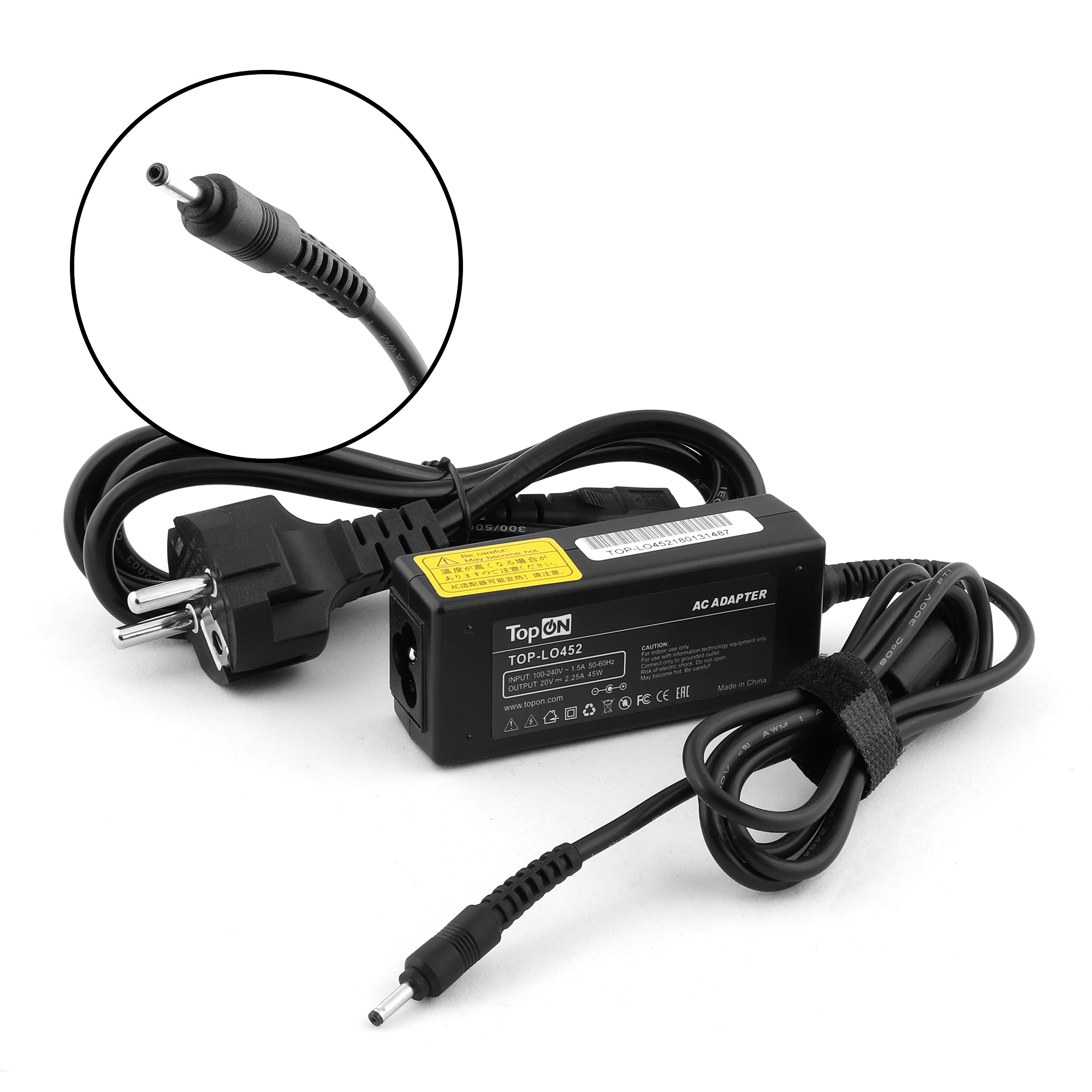 Блок питания для ноутбука Lenovo Chromebook N21 Series. 20V 2.25A (3.0x1.1 mm) 45W. ADLX45DLC3A, ADLX45NCC3A.