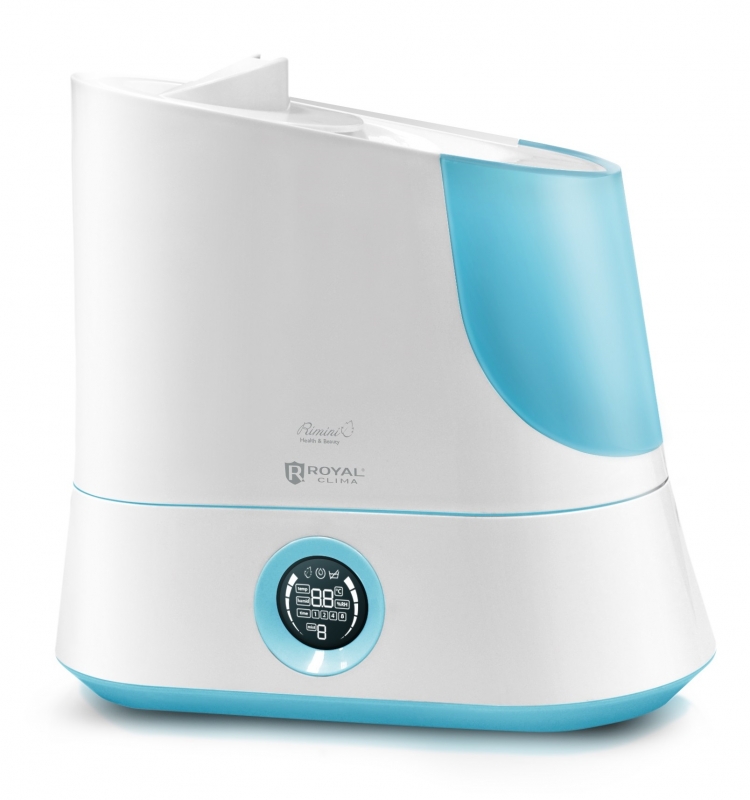 Увлажнитель воздуха Royal Clima RUH-R320/5.0E-BU 30Вт (ультразвуковой) белый/голубой