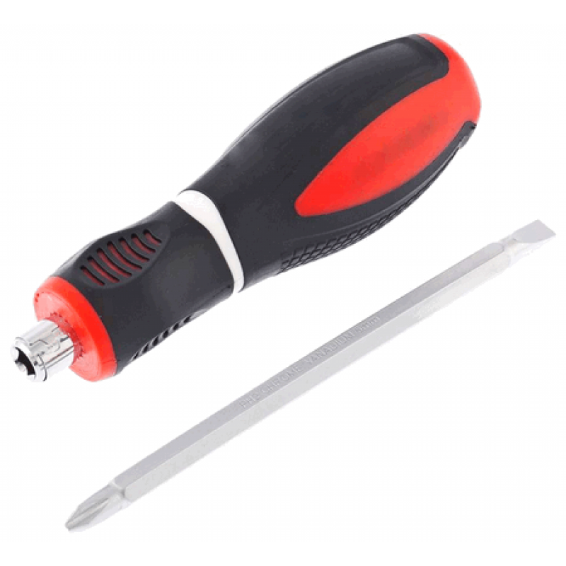 Отвертка двухсторонняя SL5/PH2x100 мм Cr-V Strong СТП-98352100