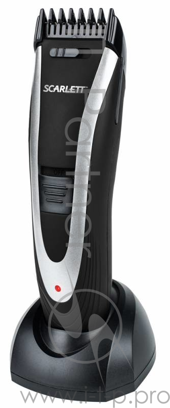 Машинка для стрижки Scarlett SC-HC63C56 черный/серебристый 5Вт