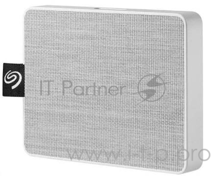 Накопитель на жестком магнитном диске Seagate Внешний твердотельный накопитель Seagate One Touch SSD STJE1000402 1Тб 2.5 USB 3.0 White