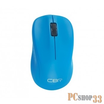 CBR CM 410 Blue, Мышь беспроводная, оптика, 2.4 ГГц, 1000 dpi, 3 кнопки и колесо прокрутки, выключатель питания