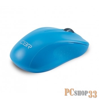 CBR CM 410 Blue, Мышь беспроводная, оптика, 2.4 ГГц, 1000 dpi, 3 кнопки и колесо прокрутки, выключатель питания