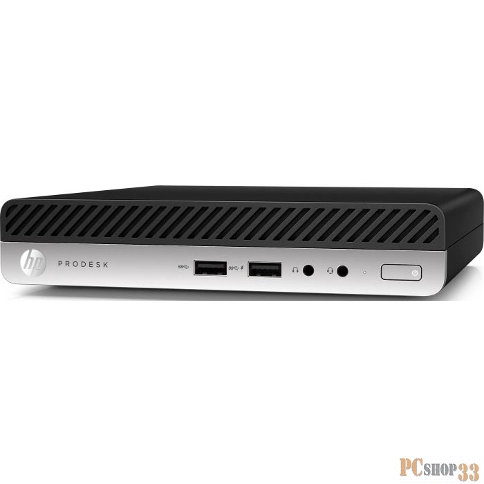 Неттоп HP ProDesk 400 G5 Mini Core i3-9100T,4GB,1TB,USB kbd/mouse,Stand,VGA Port,Win10Pro(64-bit),1-1-1 Wty