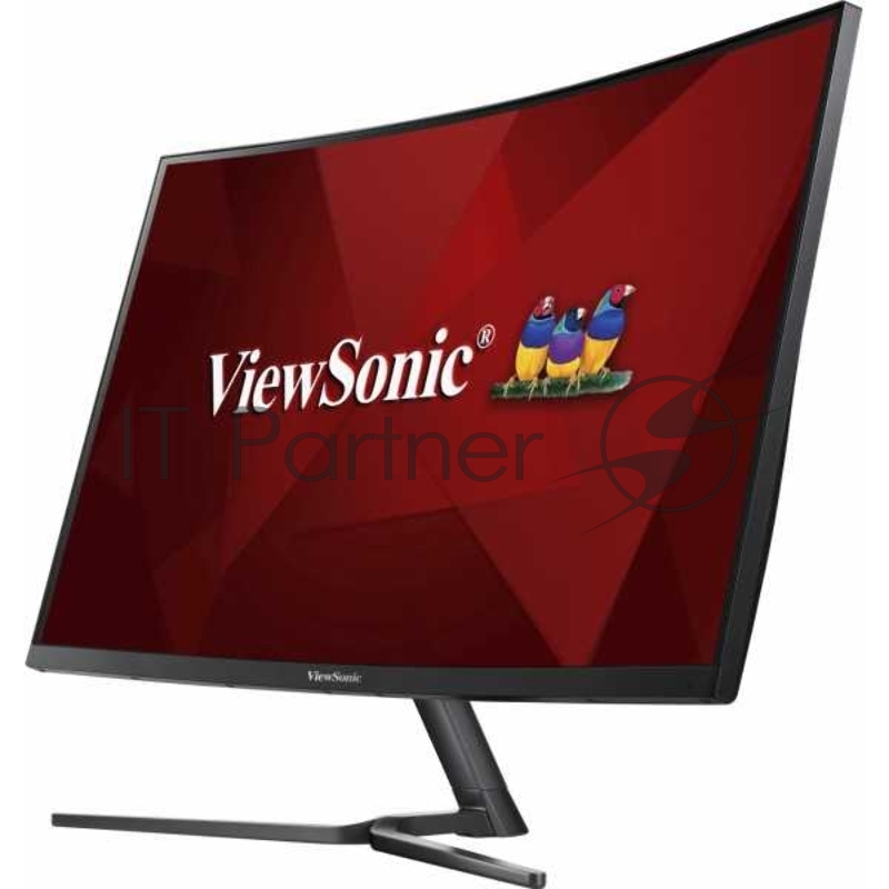 Монитор ViewSonic 27 VX2758-PC-mh VA LED изогнутый, 1920x1080, 1ms, 280cd/m2, 178°/178°, 3000:1, 80Mln:1, D-Sub, 2*HDMI, 144Hz, FreeSync, колонки, Tilt, VESA, Black