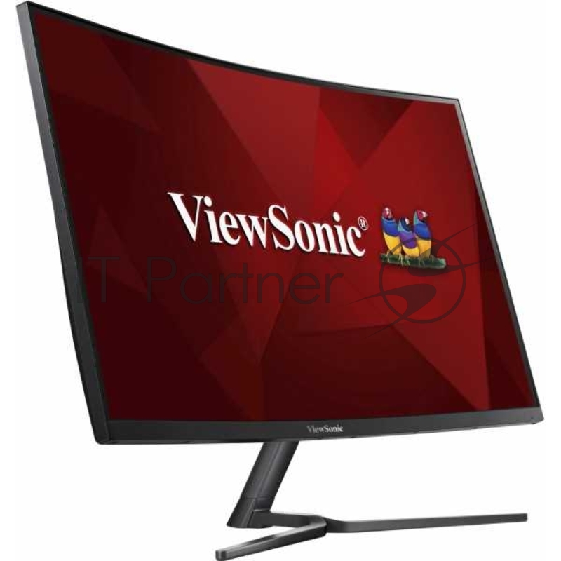 Монитор ViewSonic 27 VX2758-PC-mh VA LED изогнутый, 1920x1080, 1ms, 280cd/m2, 178°/178°, 3000:1, 80Mln:1, D-Sub, 2*HDMI, 144Hz, FreeSync, колонки, Tilt, VESA, Black