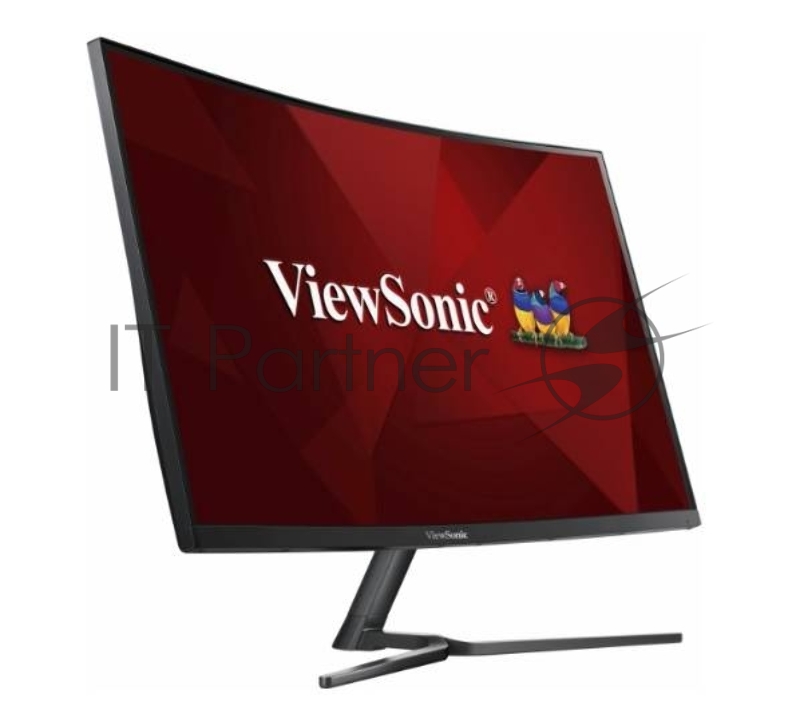 Монитор ViewSonic 27 VX2758-PC-mh VA LED изогнутый, 1920x1080, 1ms, 280cd/m2, 178°/178°, 3000:1, 80Mln:1, D-Sub, 2*HDMI, 144Hz, FreeSync, колонки, Tilt, VESA, Black