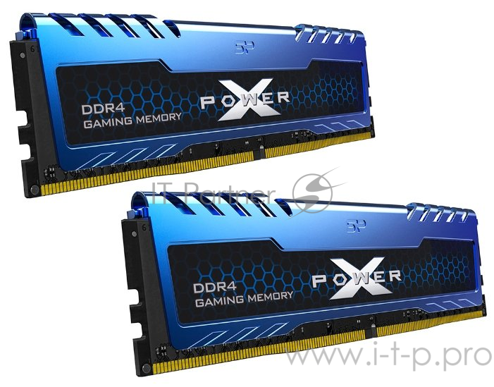 Модуль памяти Silicon Power 16GB 3200МГц XPOWER Turbine DDR4 CL16 DIMM (KIT of 2) 1Gx8 SR