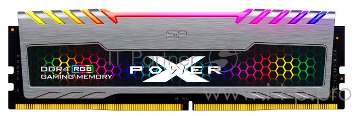Модуль памяти Silicon Power 8GB 3200МГц XPOWER Turbine RGB DDR4 CL16 DIMM 1Gx8 SR